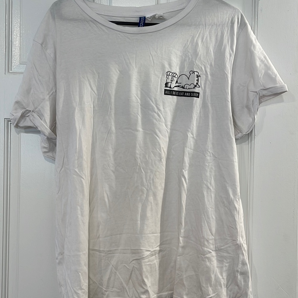 All I do is eat and sleep Garfield graphic tee